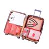 Compact Travel Storage Set: 6-Piece Oxford Organizer Bags