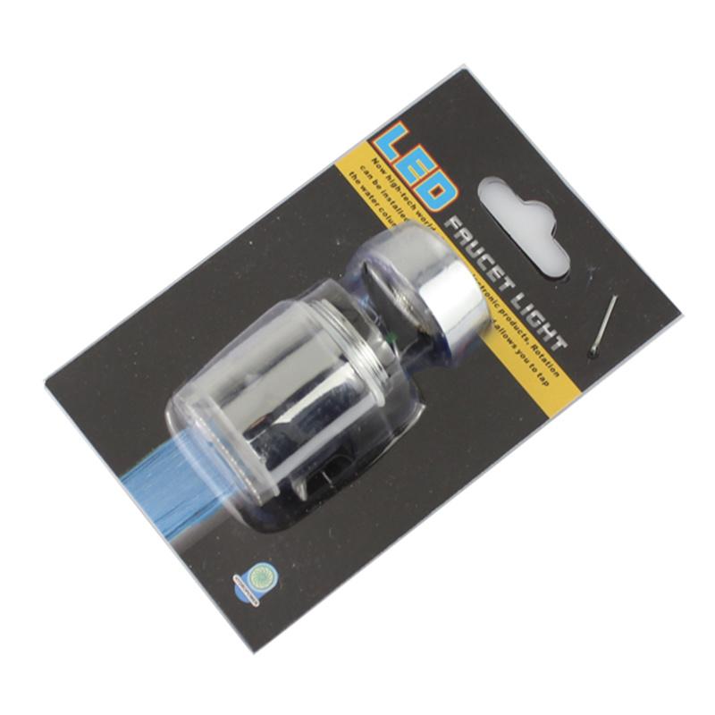 Hot LED Water Faucet Stream Light Generic Kitchen Bathroom Sensor 7 Color Change Shower Spraying Head Aerator Tap Nozzle Shower