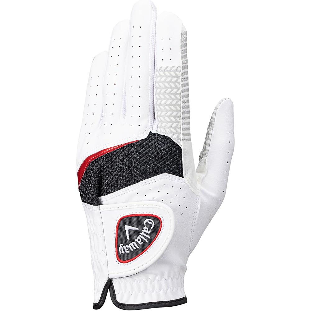 Callaway Hyper Grip Left Hand Golf Glove White Black 24cm Men s