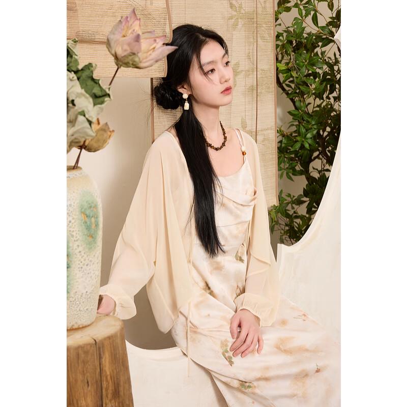 

Комплект из двух предметов Sancai больших размеров в новом китайском стиле с цветочным принтом 2XL