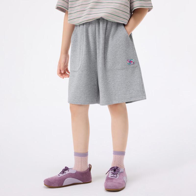 Girls' Elastic Waist Wide-Leg Summer Shorts
