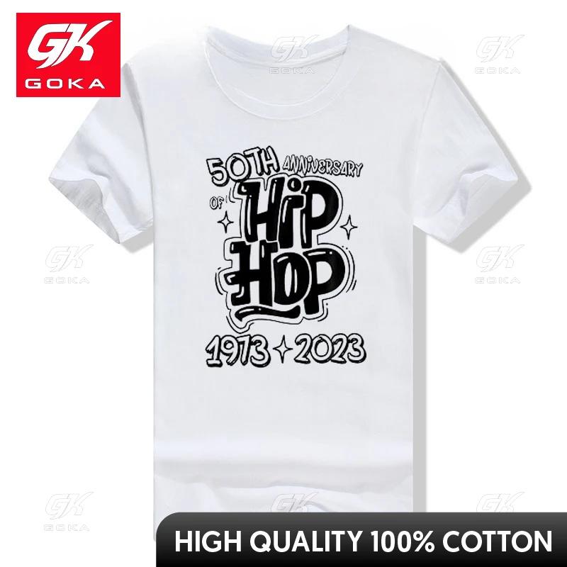 50 Years Old 50th Anniversary of Hip Hop Graffiti Hip Hop TShirt Humor Funny Rock Streetwear Tee Retro Style Short Sleeve Tops S