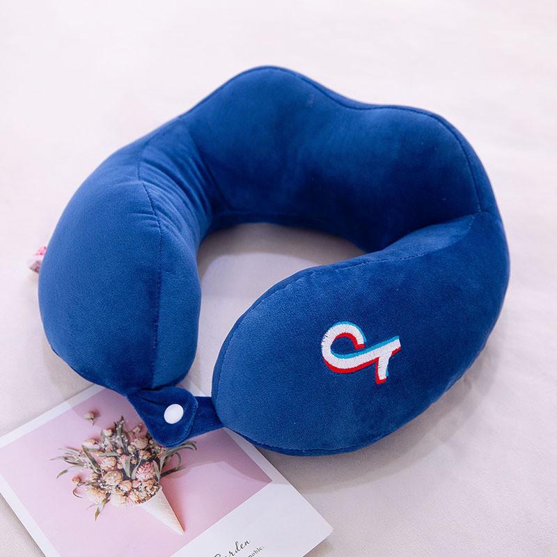 Cozy Plush U-shaped Neck Pillow With Pp Cotton Filling Perfect For Office Naps And Travel