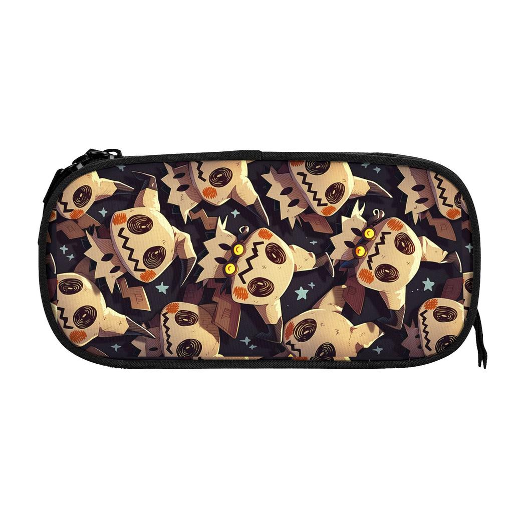 Custom Pokemon Mimikyu Spotted Worn Collage Large Capacity Bags for Child Handheld Study Bag for Boys Gilrs Kids