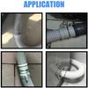100-10 Stück 8mm Ölschlauchklemmen Motorrad Roller ATV Moped Kraftstoffleitung Schlauchschelle Verzinkte Federklemmen Hohe Qualität
