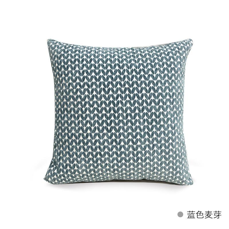 45X45Cm Abstract Green Throw Pillow Cover Nordic Stripe Stamping Waist Cushion Cover Decor Home Decorative Pillowcase New