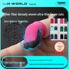 Anti-Slip Silver Fiber Mobile Game Finger Cots - Sensitive, Breathable, Double-Piece for Gaming