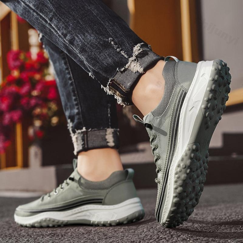 Fashion Men's Fashion Trend Casual Thick Sole Sport Shoes 2025 Summer New Mesh Breathable Comfortable Low Top Non slip Platform sneakers