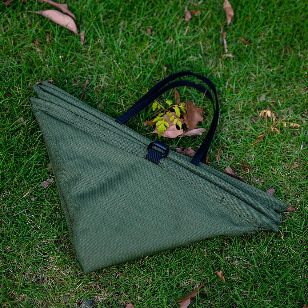 60L Large Capacity Portable Folding Trash Can Lawn & Leaf Waste Bag with Rope Storage Durable Oxford Fabric for Outdoor Camping