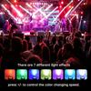 1-4PCS 18LED RGB USB Stage Par Lamp Sound Activated Remote DMX512 Control 7+ Light Modes For Party Club Disco KTV Stage Lighting