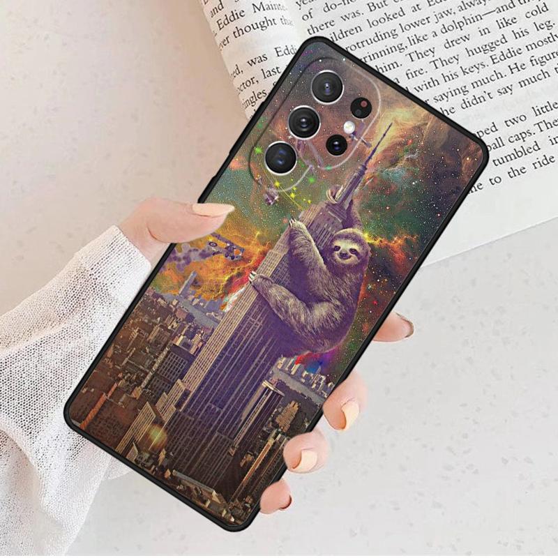 Baby Sloth Phone Case For Samsung Galaxy S25 S23 S30 S8 S21 S20 FE S24 S22 Note 10 20 S8 Plus lite Ultra