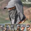 Foldable Sun Visor Hat with Detachable Mosquito Veil Breathable Outdoor Protection for Camping Fishing Hiking