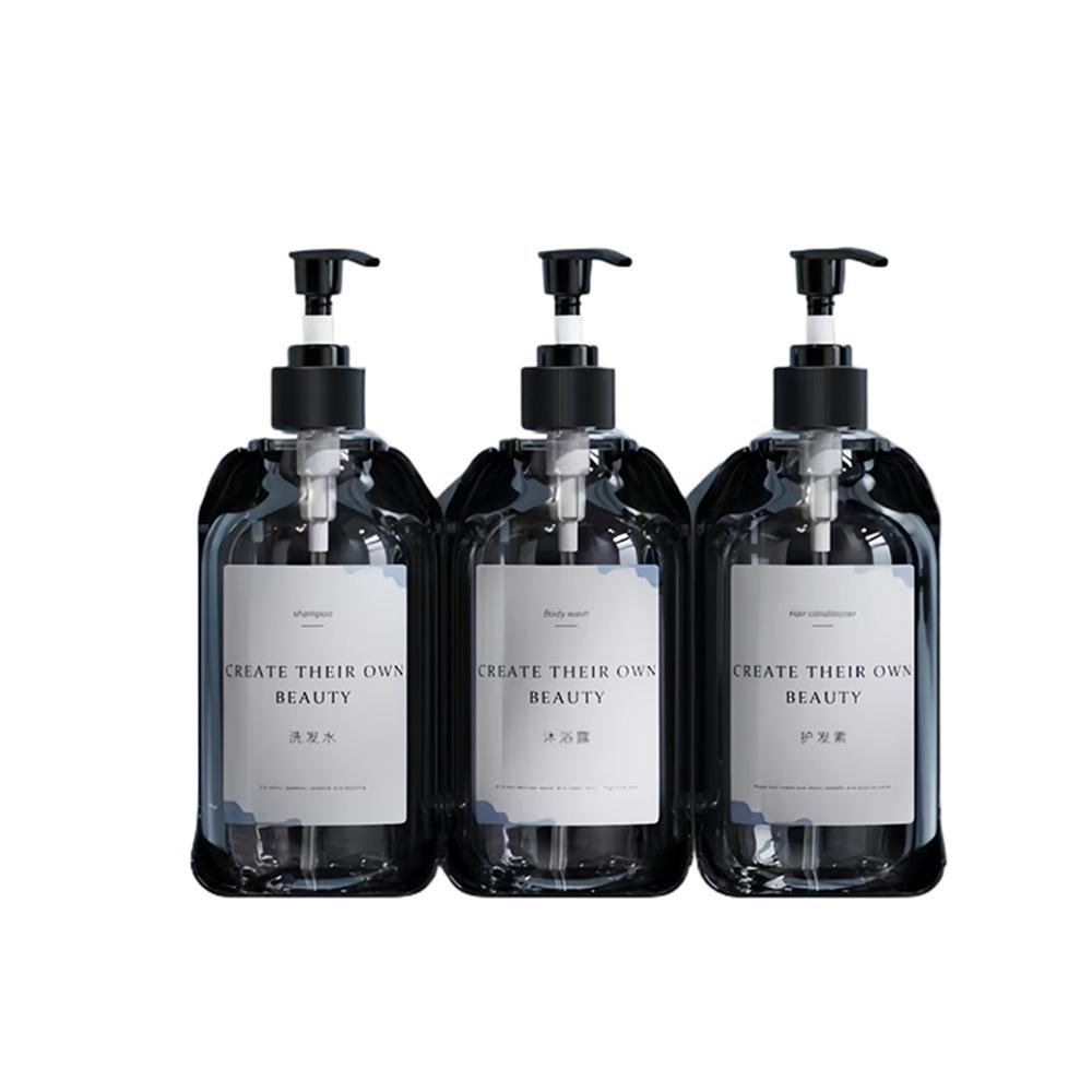 Lock Empty Pump Bottle Hand Press Bath Lotion Container Wall Mounted Soap Dispenser  Hotel