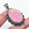 Natural Pink Triplet Opal 925 Sterling Silver Jewelry Pendant 2.09" AP-14419