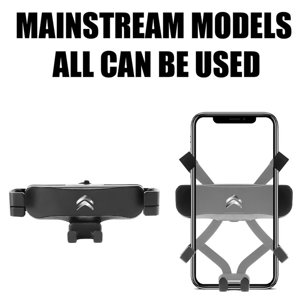 ABS Auto Handyhalter Faltbar Lüftungsschlitz Halter Zubehör Für Citroen C1 C2 C3 C4 C4L C5 C6 C7 C8 C-ELYSEE Berlingo Xsara