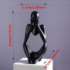 3D Printed Abstract Character Ornament for Living Room Decor