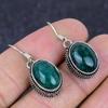 Natural Green Apatite Gemstone 925 Sterling Silver Jewelry Earring 1.38" N6H06