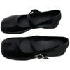 Fashion Novelty Split Toe flat shoes woman quality leather mary janes Japanese style trotters flats ankle bele Tabi ninja loafers women