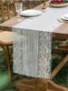 Elegant French Romantic White Lace Table Runner Perfect for Weddings, Restaurants & Home Decor