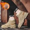 Snow Boots Men's New Model with Added Insulation for Warmth and High-top Cotton Shoes