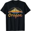 Oregon - Cool Funny Graphic Vintage Men Women Kids Retro T-Shirt