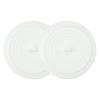 2pcs/set Drain Cover Soft & Long lasting Solution Bathtub Drain Cover Universal Bathroom Drain Cover for Bathtubs Sinks