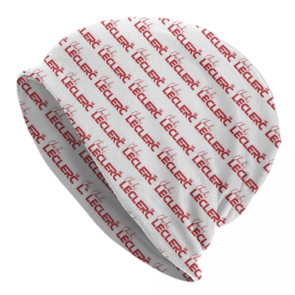 Charles Leclerc 16 Scuderia Unisex Women Adult Beanies Caps Knitted Bonnet Hat Warm Hip Hop Autumn Winter Outdoor Skullies Hats