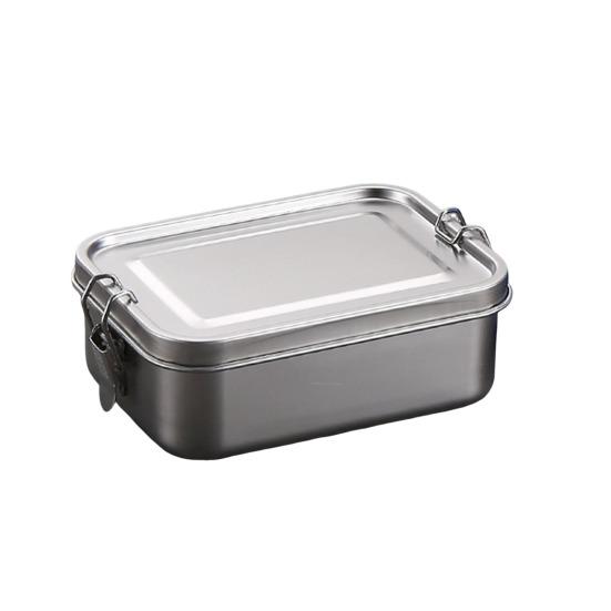 Matboks i rustfritt stål, stablebar bentoboks for suppe, salat, rester. Bærbar, gjenbrukbar matbeholder for hjem, jobb, reise, utendørs.
