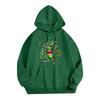 Ladies' Christmas Style Printed Hoodie With Wool And Pockets For Women
