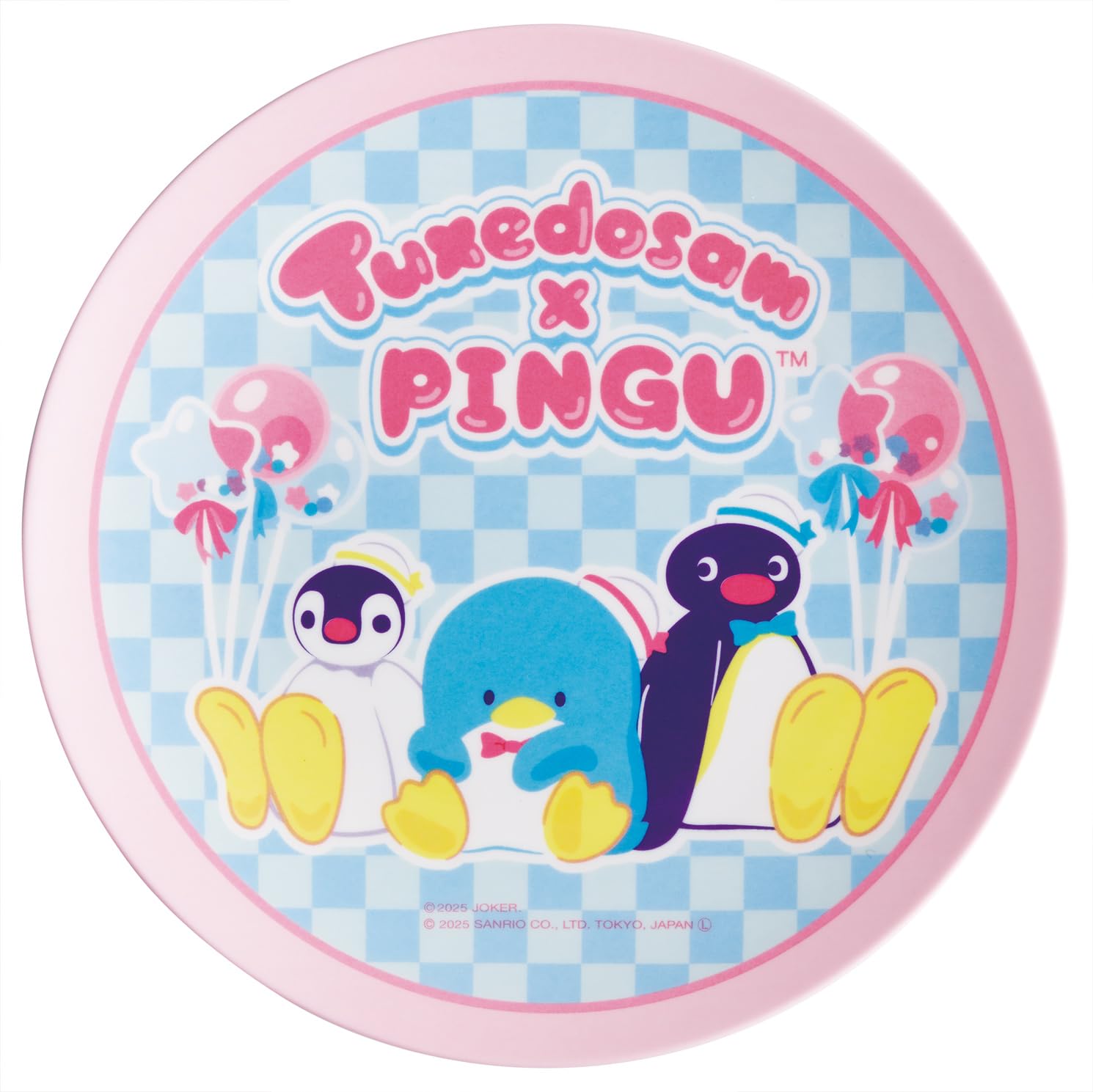 

Меламиновая тарелка Sanrio Pingu x Tuxedo для мальчиков и девочек, 20 см, Sam, MPL20P-A