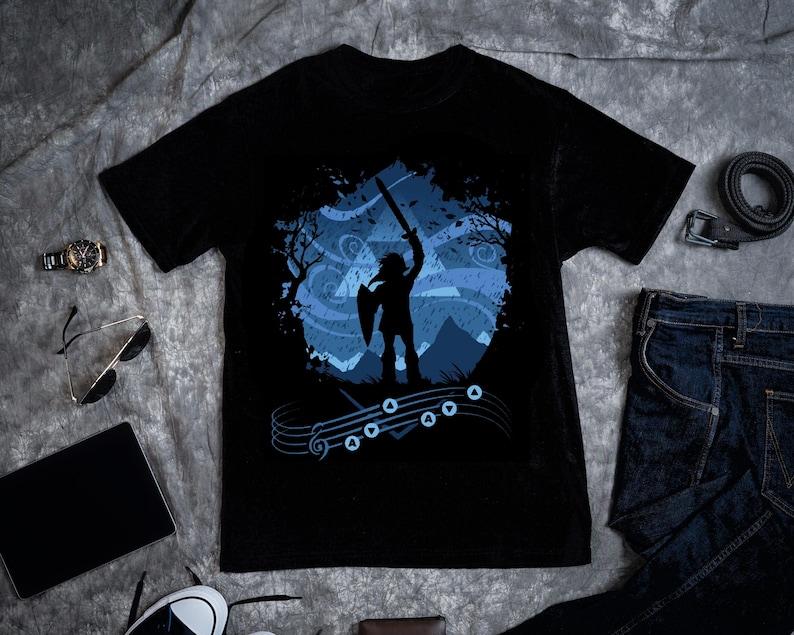 Top T-Shirt Tee Shirt The Legend of Zelda Ocarina of Time Link Men Women Kids Children 110