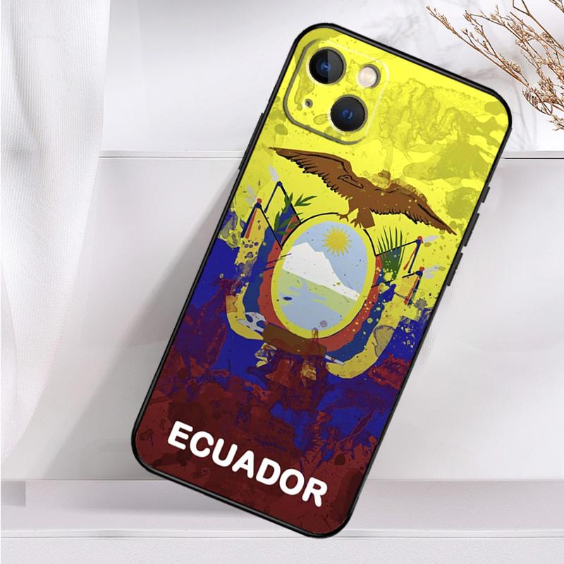 Ecuador Flag Shockproof Case For iPhone 17 11 14 15 16 Pro Max Plus 12 13 Mini 16e 17 Air Phone Cover