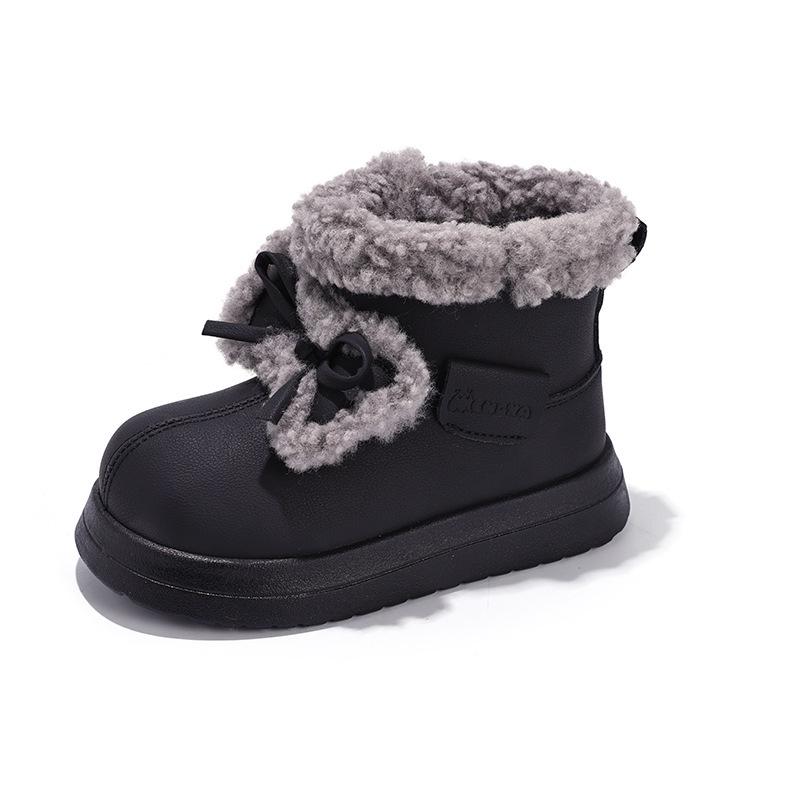 

Дитячі зимові снігові чоботи: 2025 Новий теплий оксамит з хутром для хлопчиків та дівчаток Size 32 - 19.9cm