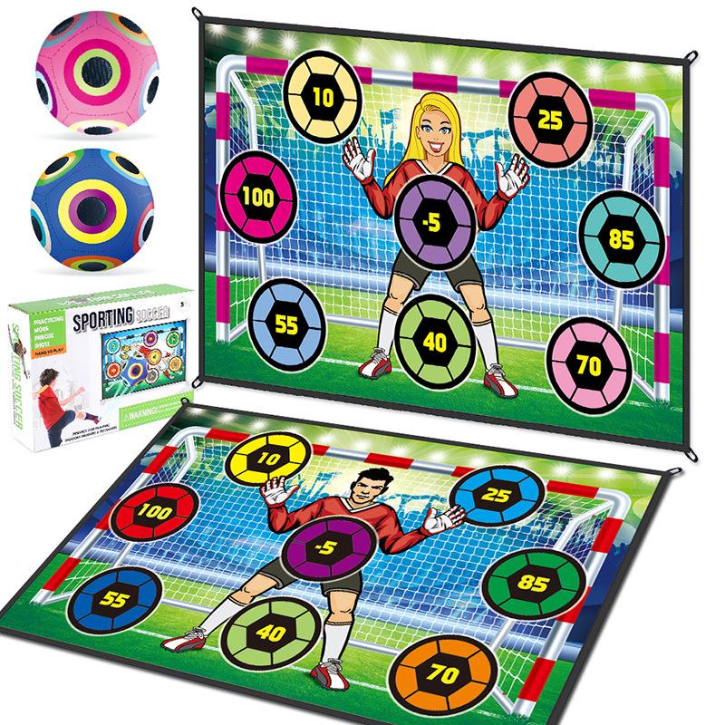 Source Factory Lighting Football Game Pad 1 * 1.5 Meters, Indoor And Outdoor Pasted Ball Scoring Game Sports Toy