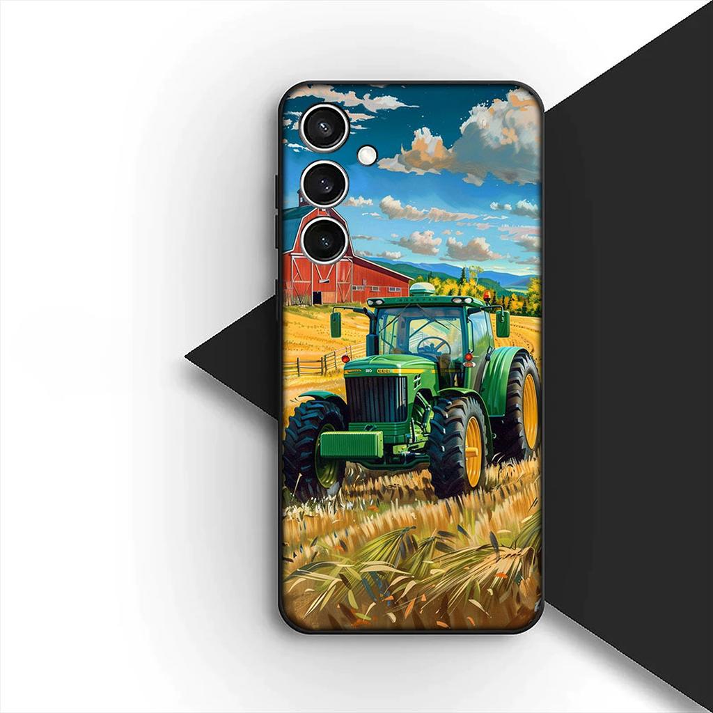 Farm Vehicle Tractor Silicone Cover for Apple iPhone 17 Pro XS Max Air XR 6 Plus X 5 + SE 2022 SE2 6+ Coque Phone Case