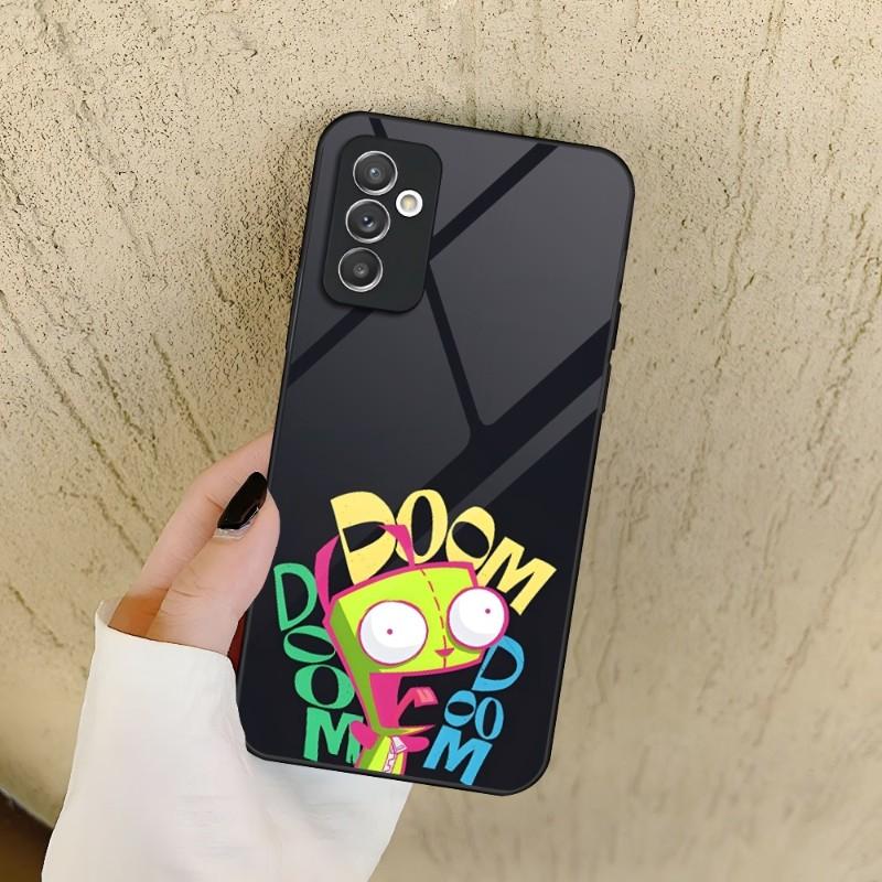 Invader Zim Telefoonhoesje Voor Samsung A72 A71 A70 A54 A52 A51 A50 A42 A40 A34 A33 A32 A31 A30 A22 A21 A20 A14 A12 A10 Glazen Cover