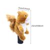 Golf Wood Headcover Cute Scratch Resistant Club Keepsake Golf Club Head Cover for Birthdays Sports Golf Courses Practice Golfer