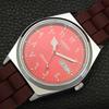 VINTAGE REFURBISHED SEIKO 5 AUTOMATIC 6309A JAPAN MENS RED DIAL WATCH A441364-5