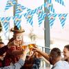 Oktoberfest Dekorationen 26 Fuß Bayerische Fahnenkette Bierfest Zubehör Girlande Wimpelkette Schild für Garten Bar Haus Zelte Außenbereich