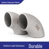 Seamless 90° Right Angle 316L Stainless Steel Elbow Pipe Fittings, Industrial Grade 1.5D