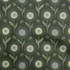 oneOone Cotton Poplin Brown Fabric Dotted Floral Diy Clothing Quilting Fabric Print Fabric By Yard 42 Inch