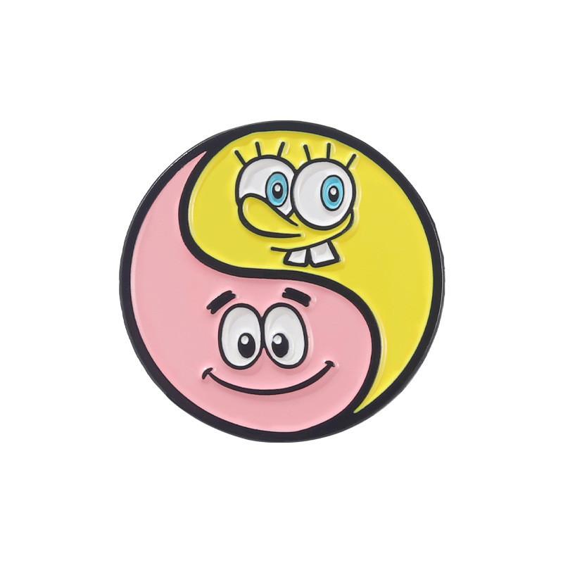 

Charming Stylish And Starfish Animation Brooch Colorful Alloy Pin For Fashion Trendy