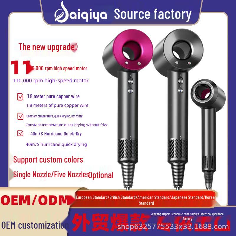 High Power Constant Temperature Hair Dryer for Salon & Home EU 220V-240V [Not for Domestic Use]