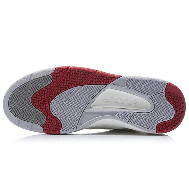 Li Ning Retro Jaren 80 Textiel, Synthetisch Leer Demping Slipvast Slijtvast Ademend Lage top AGBR086-3