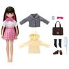 TAKARA TOMY Licca-chan Doll LD-06 School Life Dress-up Playset for Ages 3 and Up