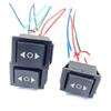Double Reset 220V 10A Momentary Polarity Reversing Rocker 6 Pin 3 Position Rocker Toggle Switch Motor Control Car