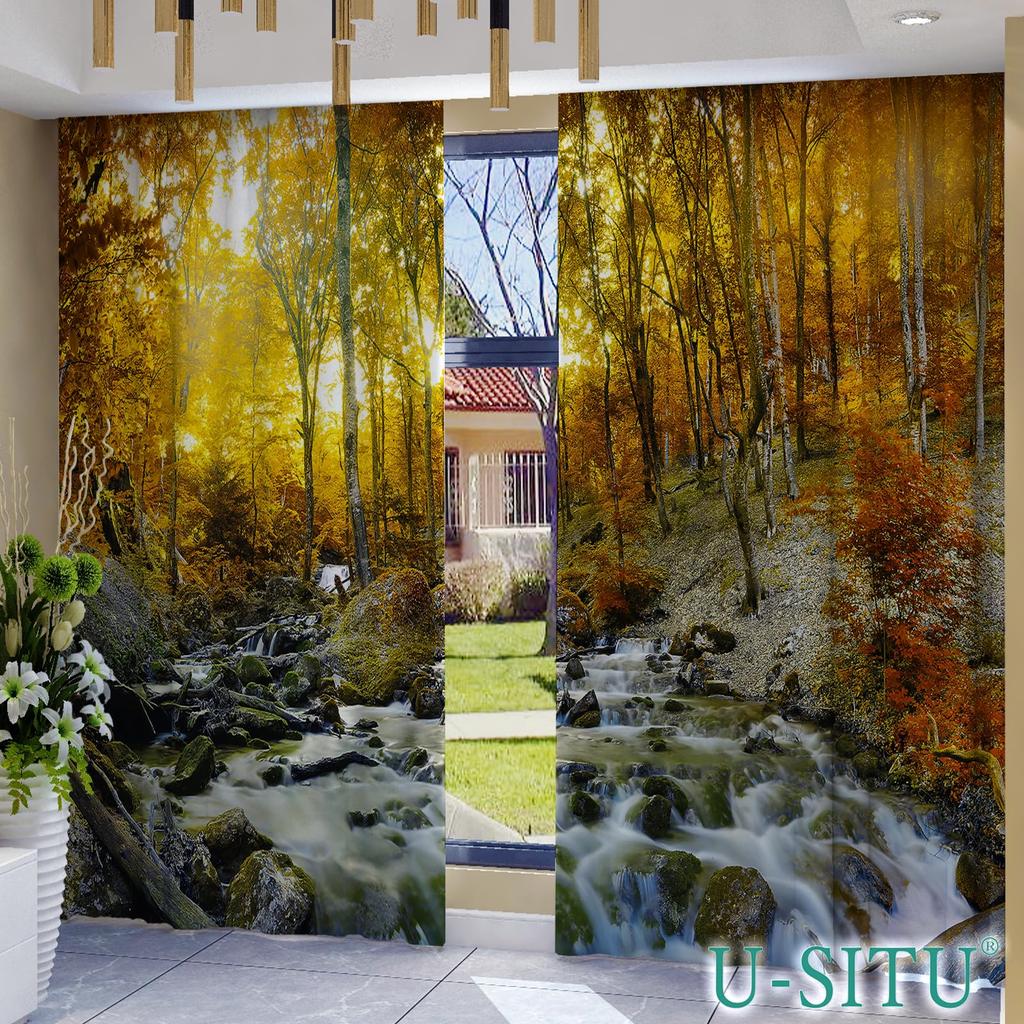 Verdunkelung Kalt UV Fegen Schiebeöffnung Atmosphäre Verändern Länge 200cm x Breite 100cm von CL0202XL U-SITU Vorhängen, Doppelseitig, Atmosphäre, Vorhänge,