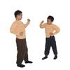 Children's Fake Muscle Top Men's Role-Playing Costume – Adult Abdominal Muscle Performance Outfit