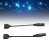 2PCS 3pin XLR3 to RJ45 Female Cable Plug and Play XLR Network Cord for LED Strip Recording Studio