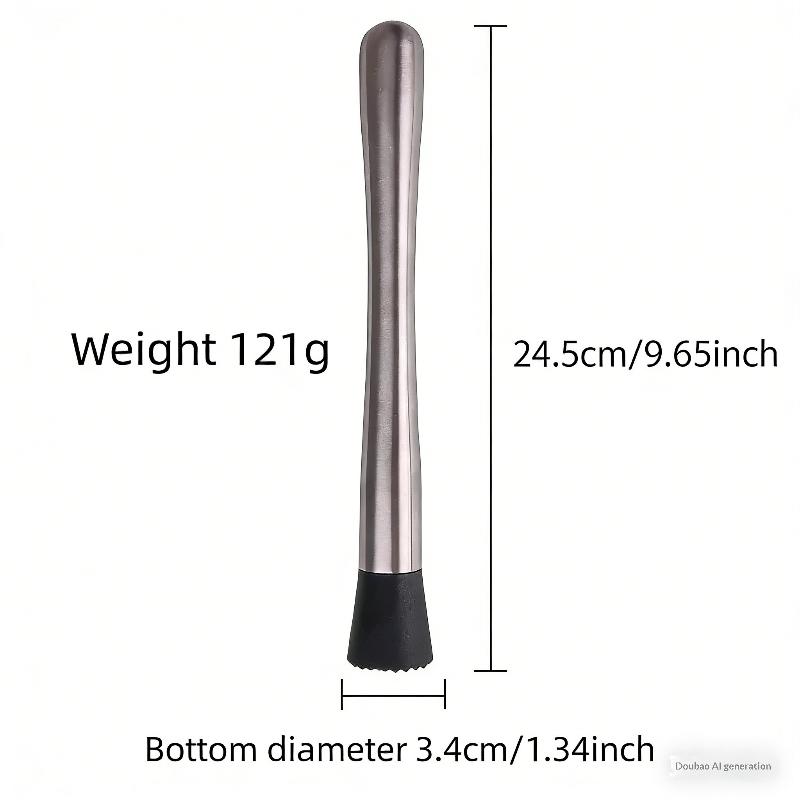 

Stainless Steel Ice Crusher&Juice Press–Heavy-Duty Dual-Head Mallet for Cocktails,Popsicles&Citrus,Professional Bar&Kitchen Tool